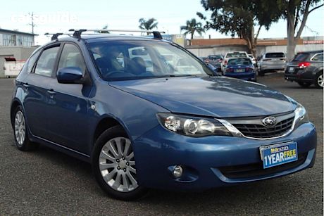Blue 2007 Subaru Impreza Hatchback Rx (Awd)