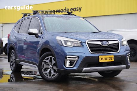 Blue 2021 Subaru Forester Wagon Hybrid L (awd)