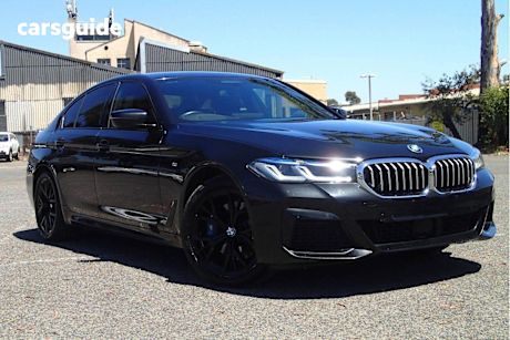 Black 2021 BMW 530D Sedan M Sport Lci