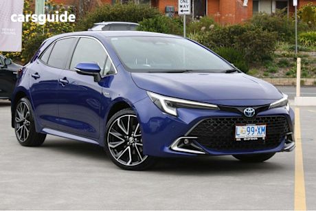 Blue 2024 Toyota Corolla Hatch ZR HYBRID F