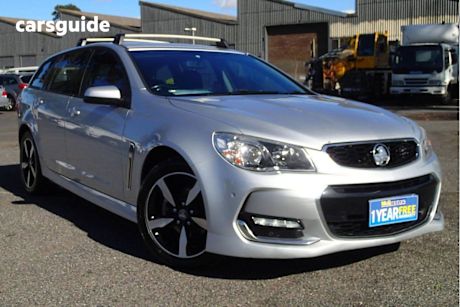 Silver 2017 Holden Commodore Sportswagon Sv6