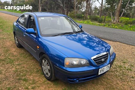 Blue 2005 Hyundai Elantra Sedan 2.0 Hvt