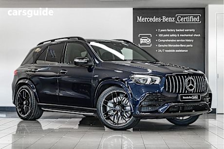 Blue 2022 Mercedes-Benz GLE-Class SUV GLE53 AMG 4WD