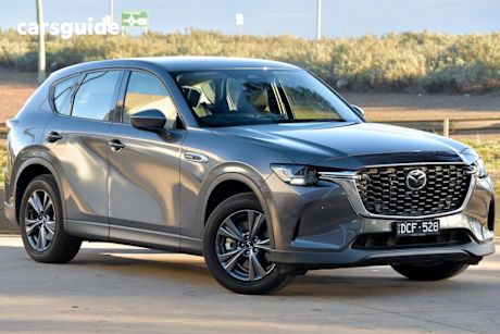 Grey 2024 Mazda CX-60 Wagon G40E Evolve Hybrid