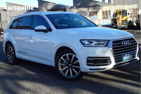 White 2016 Audi Q7 Wagon 3.0 Tdi Quattro