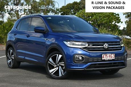 Blue 2023 Volkswagen T-Cross SUV 85TSI STYLE F