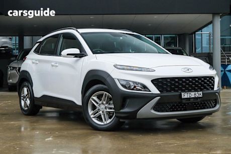 White 2021 Hyundai Kona SUV ACTIVE F