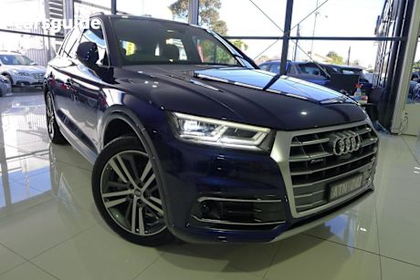 Blue 2017 Audi Q5 Wagon 2.0 TDI Quattro Sport