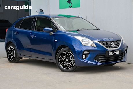 Blue 2020 Suzuki Baleno Hatch GL F
