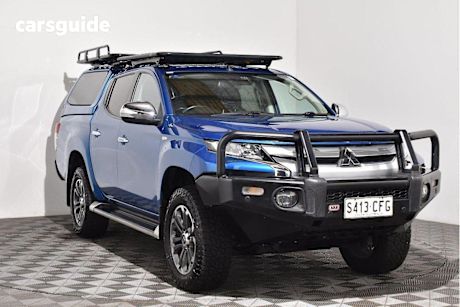 Blue 2020 Mitsubishi Triton Ute Tray GLX-R 4X4