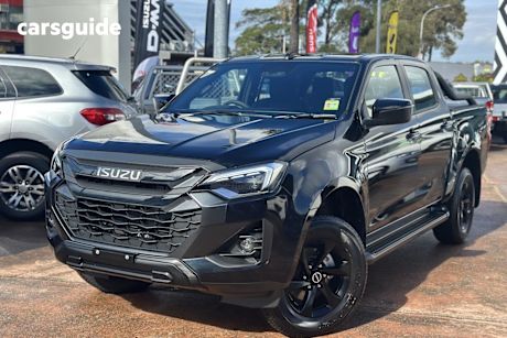Black 2025 Isuzu D-MAX Crew Cab Utility X-Rider (4X4)