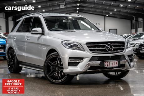Silver 2013 Mercedes-Benz ML350 Wagon CDI Bluetec (4X4)