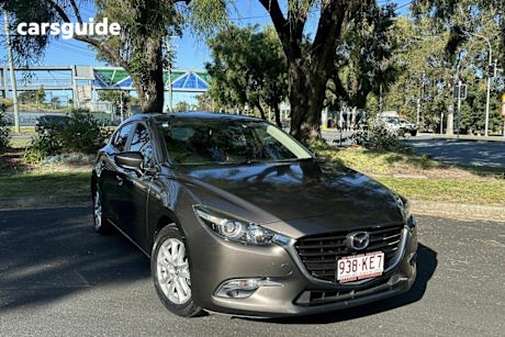 Brown 2017 Mazda 3 Hatchback Maxx