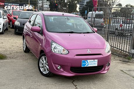 Purple 2013 Mitsubishi Mirage Hatchback Ls