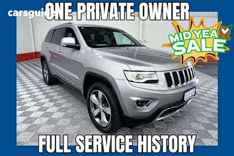 Silver 2014 Jeep Grand Cherokee Wagon Limited (4X4)