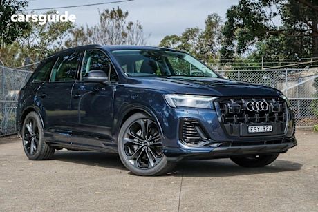 Blue 2025 Audi Q7 SUV 45 TDI 4WD