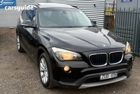 Black 2013 BMW X1 Wagon Sdrive 18D Xline
