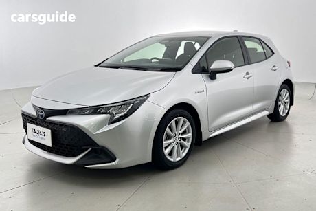 Silver 2022 Toyota Corolla Hatchback Ascent Sport + Conv PK Hybrid
