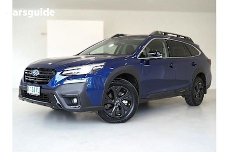 Blue 2022 Subaru Outback SUV AWD SPORT 4WD