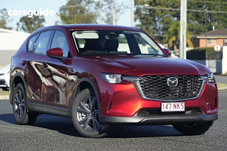 Red 2025 Mazda CX-60 Wagon P50E Touring Phev