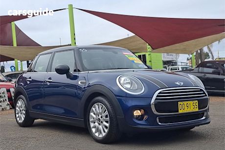 Blue 2014 Mini Cooper Hatchback 5D Hatch