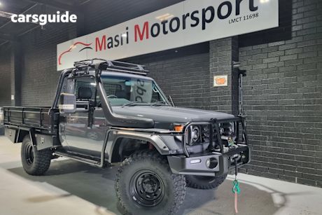 Grey 2004 Toyota Landcruiser Cab Chassis Muster