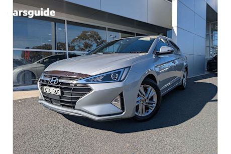 Silver 2019 Hyundai Elantra Sedan ACTIVE F