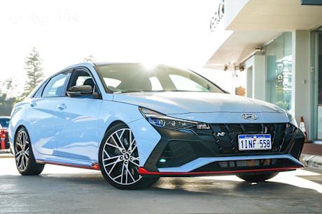 Blue 2023 Hyundai I30 Sedan N Premium With Sunroof
