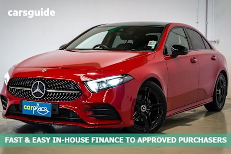 Red 2019 Mercedes-Benz A200 Sedan