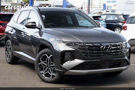 Grey 2024 Hyundai Tucson Wagon Elite N Line (fwd)