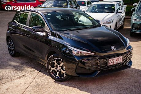 Black 2025 MG MG3 Hatchback Excite