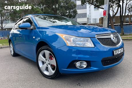 Blue 2014 Holden Cruze Hatchback Equipe