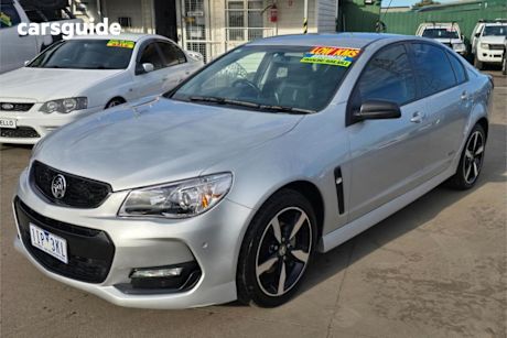 Silver 2016 Holden Commodore Sedan SV6 Black Pack