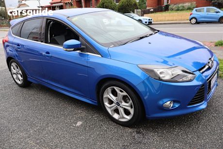 Blue 2013 Ford Focus Hatchback Sport