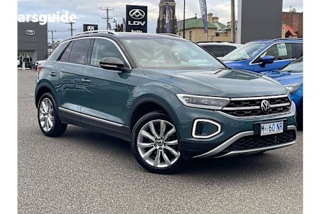 Blue 2023 Volkswagen T-ROC SUV 110TSI STYLE F