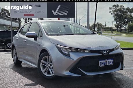 Silver 2022 Toyota Corolla Hatchback Ascent Sport Hybrid