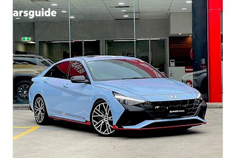 Blue 2022 Hyundai I30 Sedan N Premium With Sunroof
