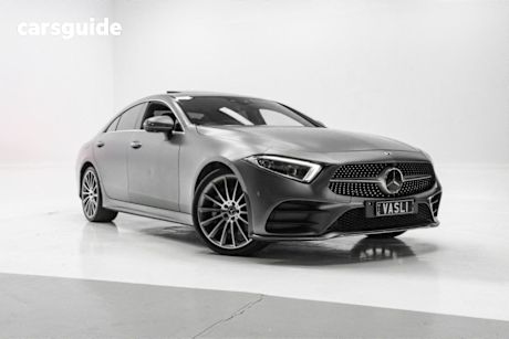 Grey 2018 Mercedes-Benz CLS350 Coupe