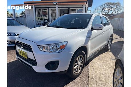 White 2013 Mitsubishi ASX Wagon ASPIRE (2WD) XB MY13