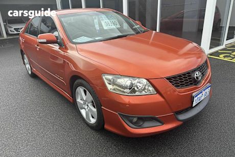 Orange 2009 Toyota Aurion Sedan Sportivo