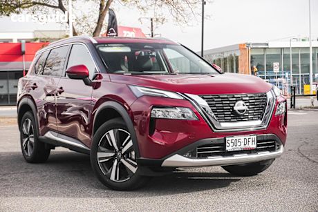 Red 2025 Nissan X-Trail Wagon TI (4WD)