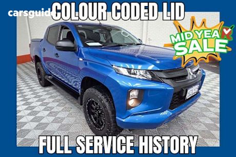 Blue 2023 Mitsubishi Triton Double Cab Pick Up Glx+ (4X4)