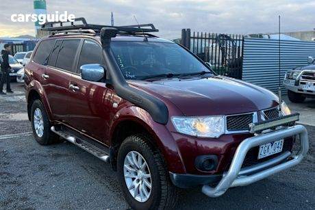 Red 2010 Mitsubishi Challenger Wagon Ls (5 Seat) (4X4)