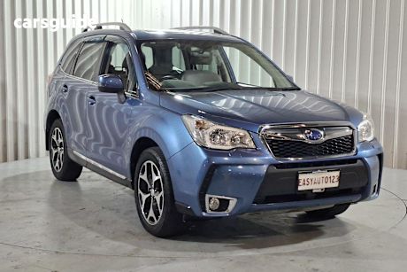Blue 2014 Subaru Forester Wagon 2.0XT Premium