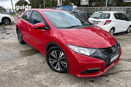 Red 2014 Honda Civic Hatch VTi-L FK MY14