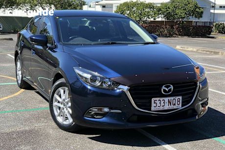Blue 2018 Mazda 3 Sedan Touring