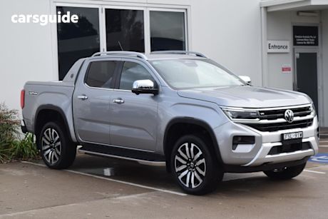 Silver 2024 Volkswagen Amarok Dual Cab Utility Aventura TDI600 4Motion