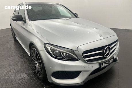 Silver 2017 Mercedes-Benz C200 Sedan