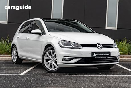 White 2018 Volkswagen Golf Hatchback 110 TSI Highline