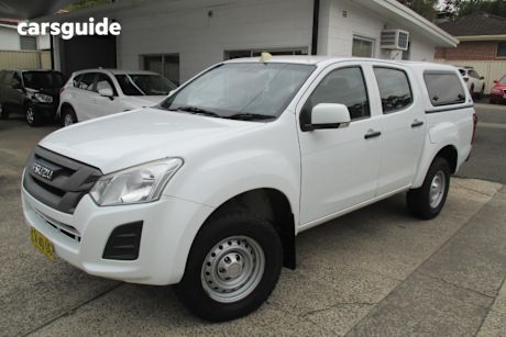 White 2018 Isuzu D-MAX Crew Cab Utility Sx Hi-Ride (4X2)